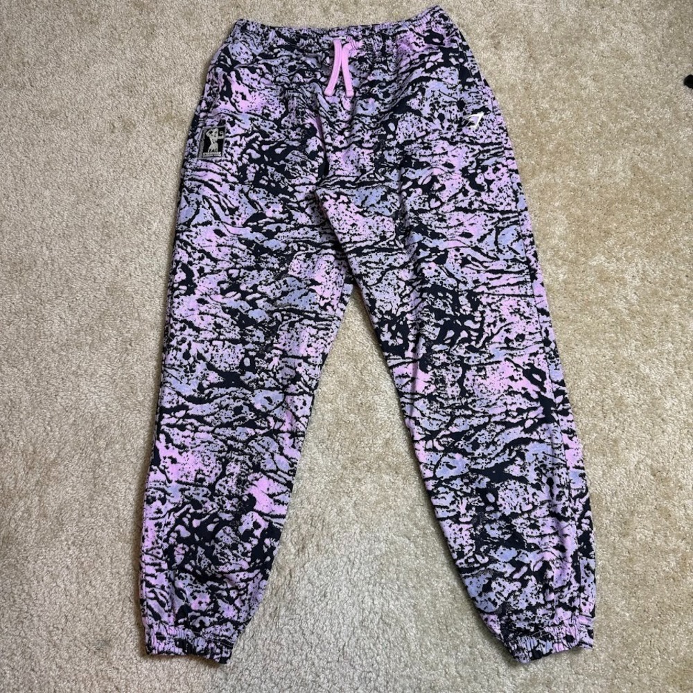 Gymshark LIFTING PUMP Pants Pink Purple Medium Gym Workout Sweats Joggers